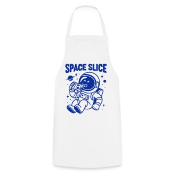 Weltraum Astronaut Baby Design - Kochschürze - Weiß - Vorne - AI Model Male 185 dark (185cm)