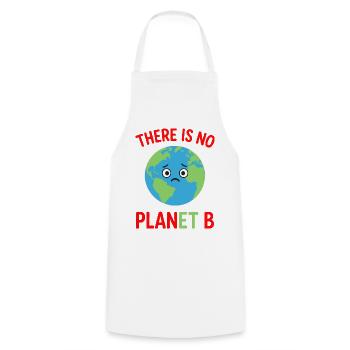 There is no plan B - Cooking Apron - white - Front - AI Model Male 185 dark (185cm)