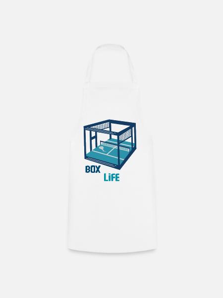 Box Life Court Padel - Kochschürze - Weiß