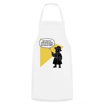 Hello uncle - pick up? Your sister is funny annoying - Cooking Apron - white - Front - AI Model Male 185 dark (185cm)
