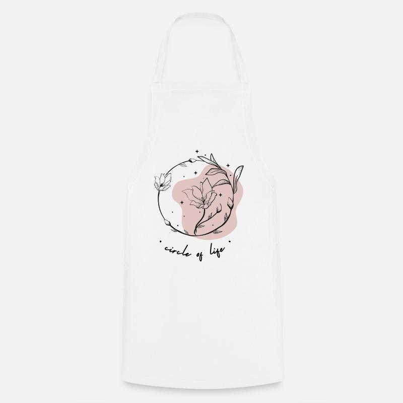 Cycles de vie - Tablier de cuisine - blanc
