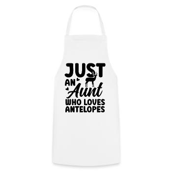 Antante Tante Humour Animal - Tablier de cuisine - blanc - Devant - AI Model Male 185 dark (185cm)