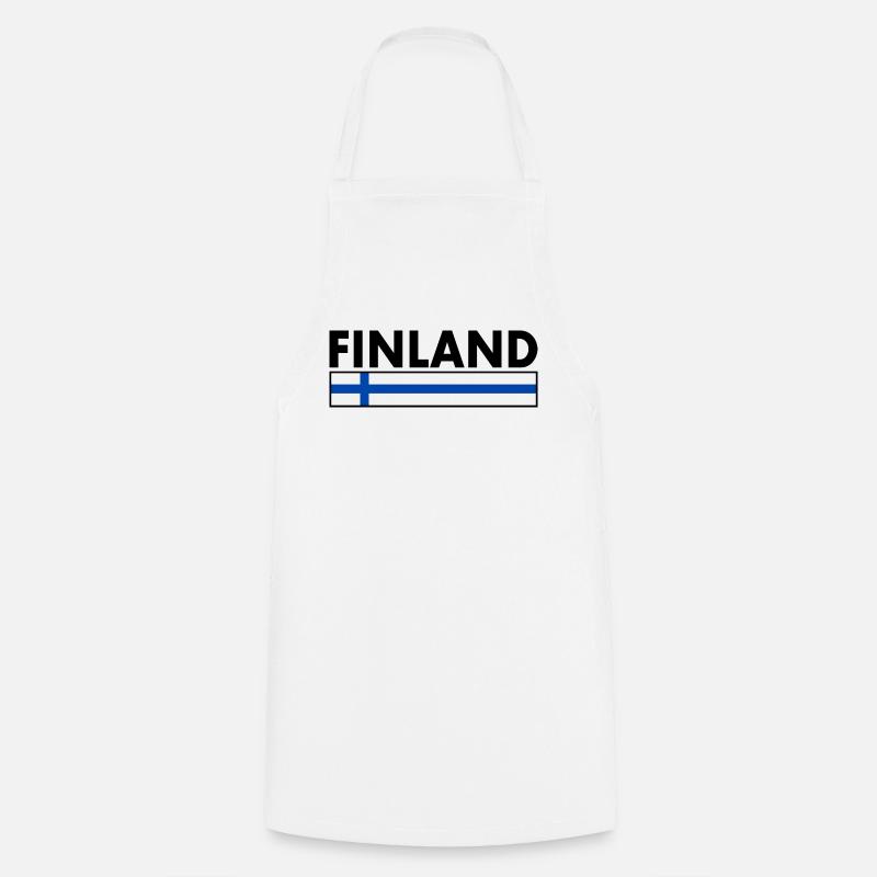 FINLANDE - Tablier de cuisine - blanc
