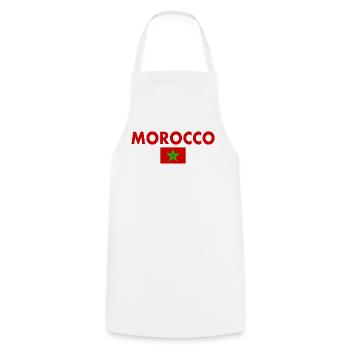Maroc - Tablier de cuisine - blanc - Devant - AI Model Male 185 dark (185cm)