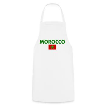 Maroc - Tablier de cuisine - blanc - Devant - AI Model Male 185 dark (185cm)