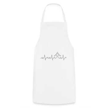 Pulse Aircraft Pilot Aviator Gift Russia - Cooking Apron - white - Front - AI Model Male 185 dark (185cm)