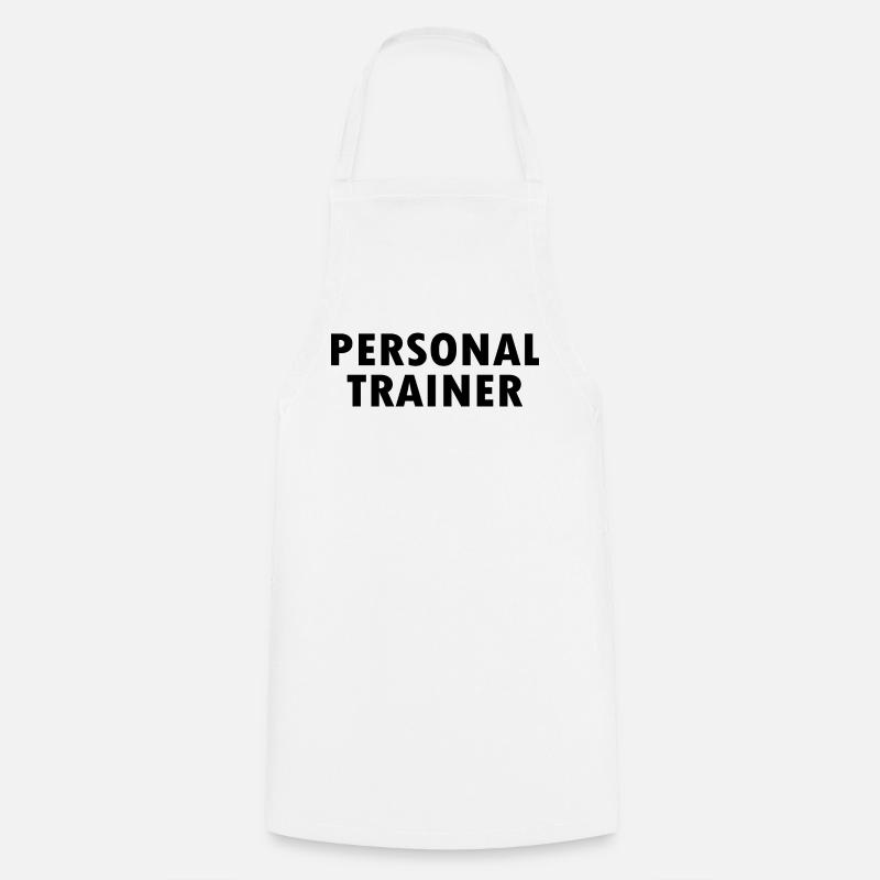 Personal trainer - Tablier de cuisine - blanc