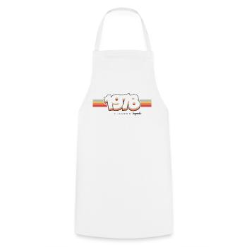 1978 the birth of legends - Cooking Apron - white - Front - AI Model Male 185 dark (185cm)