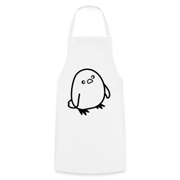 Pingouin - Tablier de cuisine - blanc - Devant - AI Model Male 185 dark (185cm)