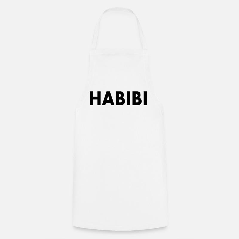 Habibi - Tablier de cuisine - blanc