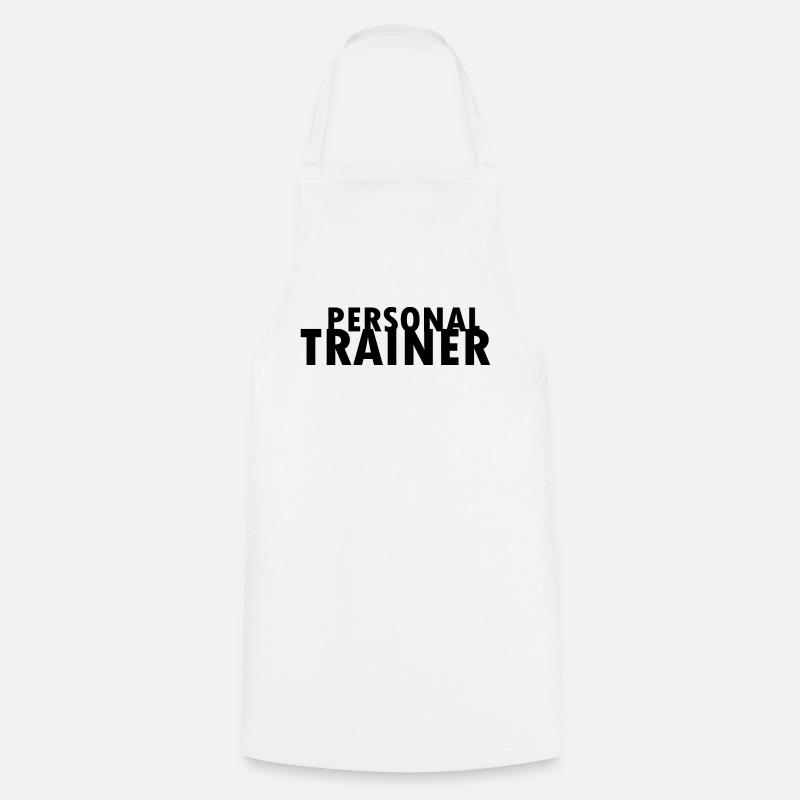 Personal trainer - Tablier de cuisine - blanc