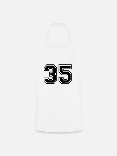 35 - Kochschürze - Weiß