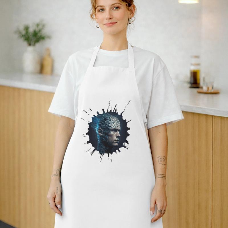 Digital Evolution - Future Vision Cyber Human Cooking Apron