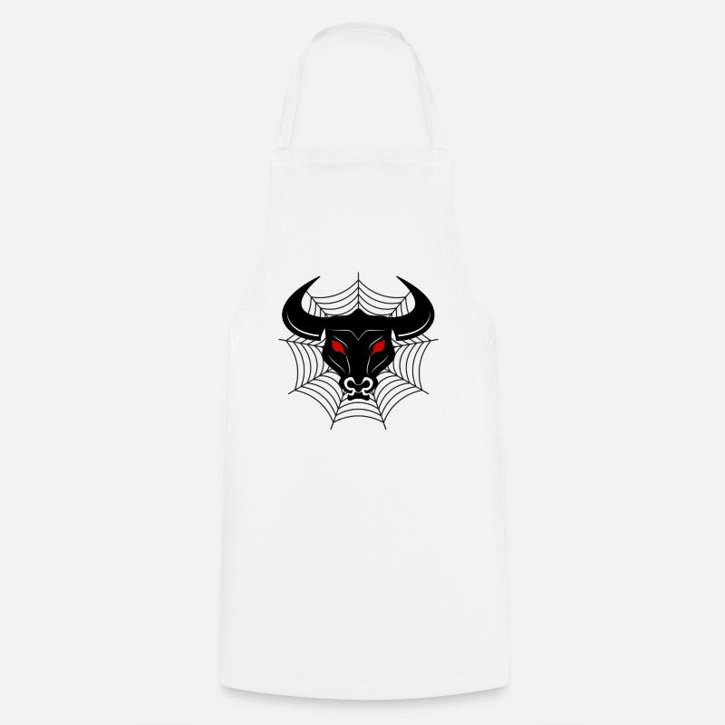 Taureau araignée - Tablier de cuisine - blanc