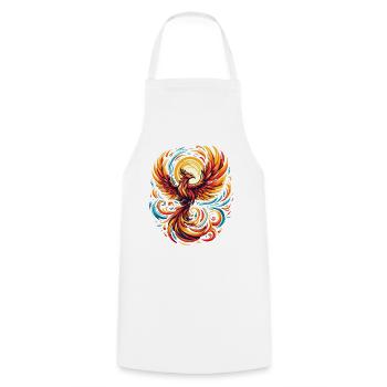 Bird Rebirth Legend Myth - Cooking Apron - white - Front - AI Model Male 185 dark (185cm)