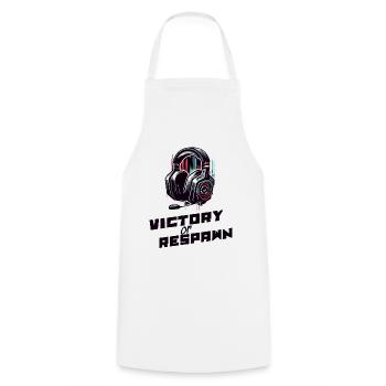 Chemise Victory ou Respawn Gaming Dictons - Tablier de cuisine - blanc - Devant - AI Model Male 185 dark (185cm)