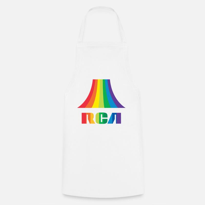 RCA Logo Coloured - Cooking Apron - white