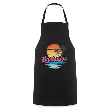 Barbados - Cooking Apron - black - Front - AI Model Male 185 dark (185cm)