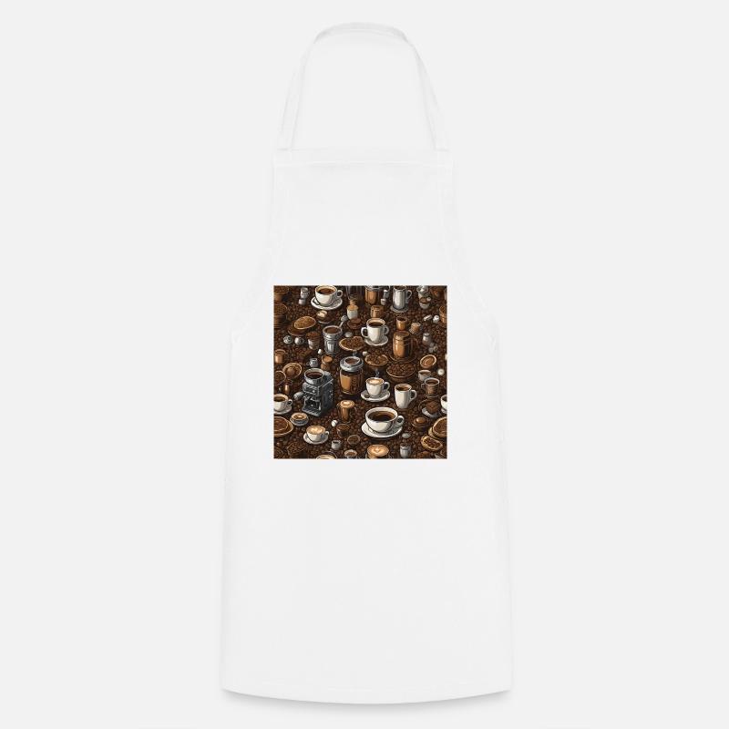 Coffeetopia byThe Coffee Bean - Cooking Apron - white