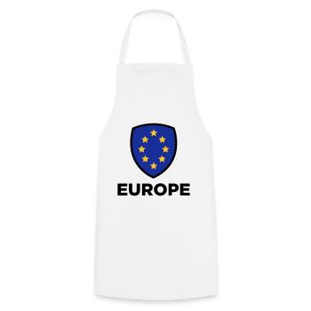 Die Unionsflagge von Europa - Kochschürze - Weiß - Vorne - AI Model Male 185 dark (185cm)