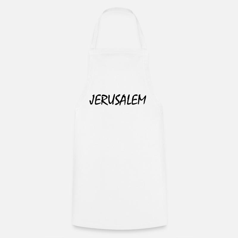 jerusalem - Kochschürze - Weiß