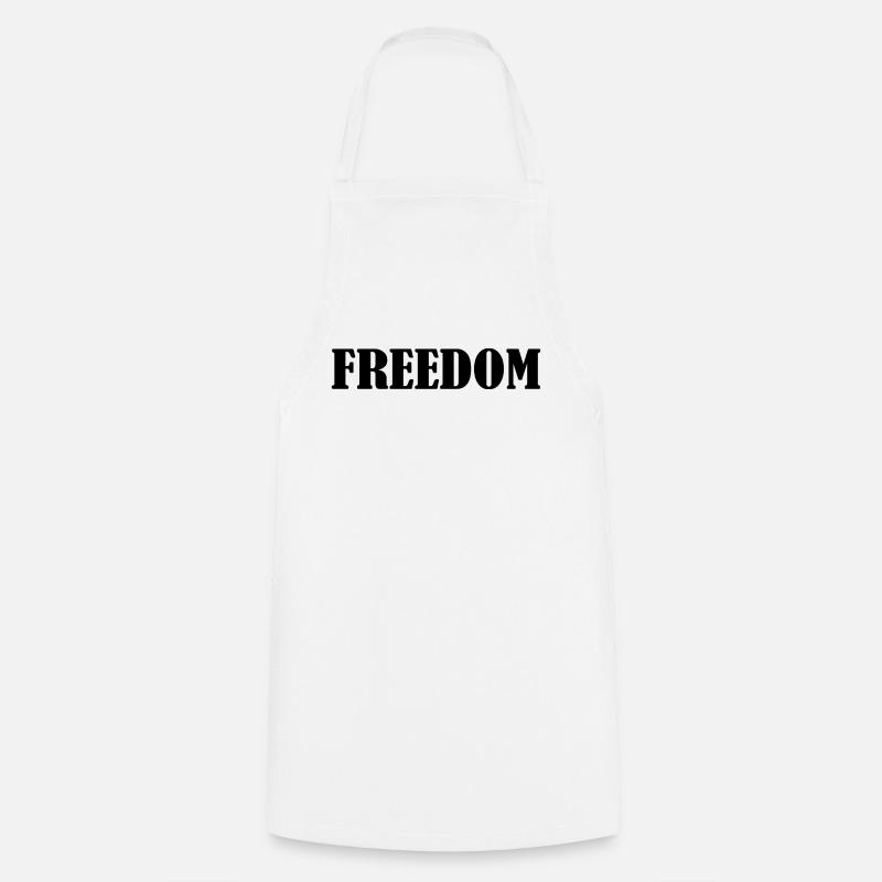 Freedom - Tablier de cuisine - blanc