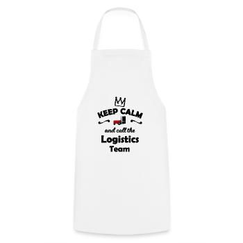 Les meilleurs logisticiens - Tablier de cuisine - blanc - Devant - AI Model Male 185 dark (185cm)