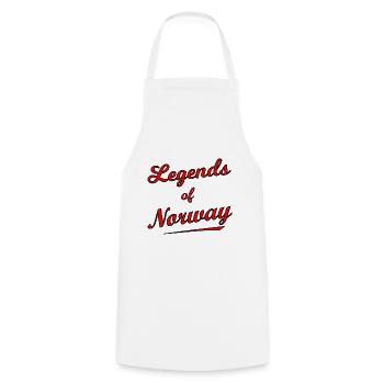 The wild Norwegians - Cooking Apron - white - Front - AI Model Male 185 dark (185cm)