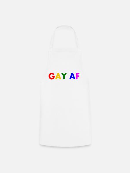 Gay af - Kochschürze - Weiß