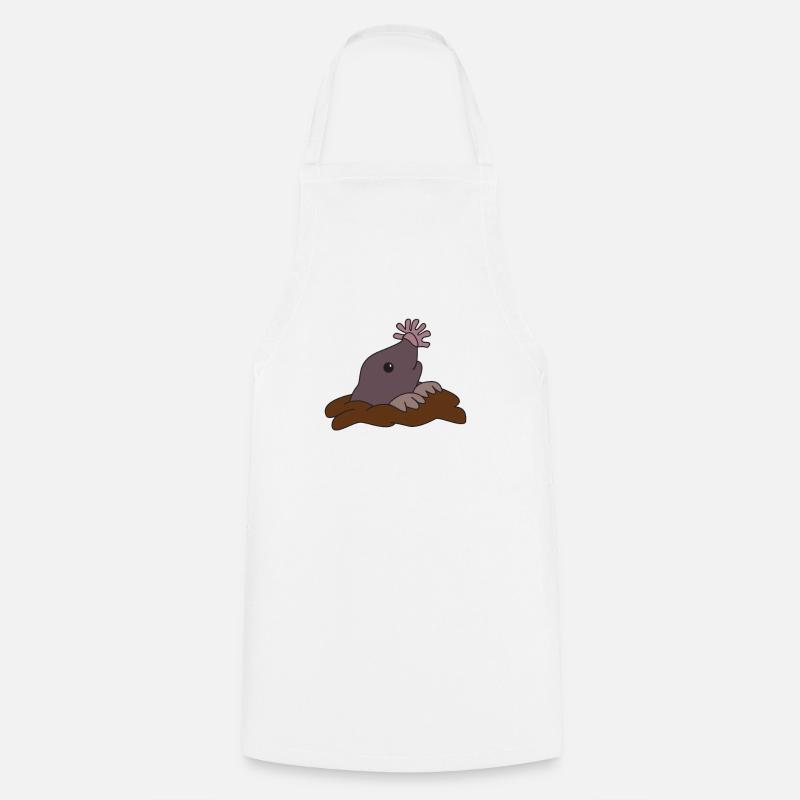 Star Mole Stars Mole Sweet Mole - Cooking Apron - white
