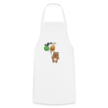 Quokka Halloween Ballons Enfants Animaux Mignons - Tablier de cuisine - blanc - Devant - AI Model Male 185 dark (185cm)