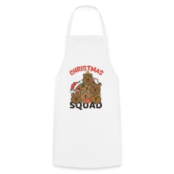 Quokka Weihnachtsbaum Christmas Squad Quokkas - Kochschürze - Weiß - Vorne - AI Model Male 185 dark (185cm)