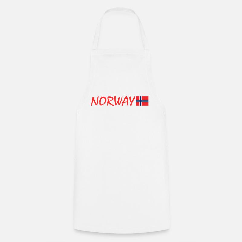 Norway - Cooking Apron - white