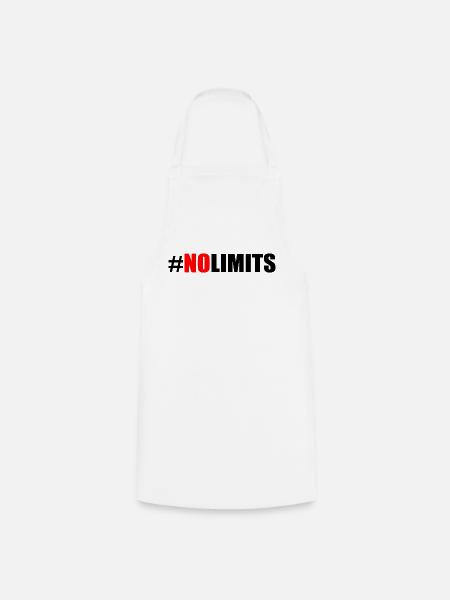 No limits - Kochschürze - Weiß
