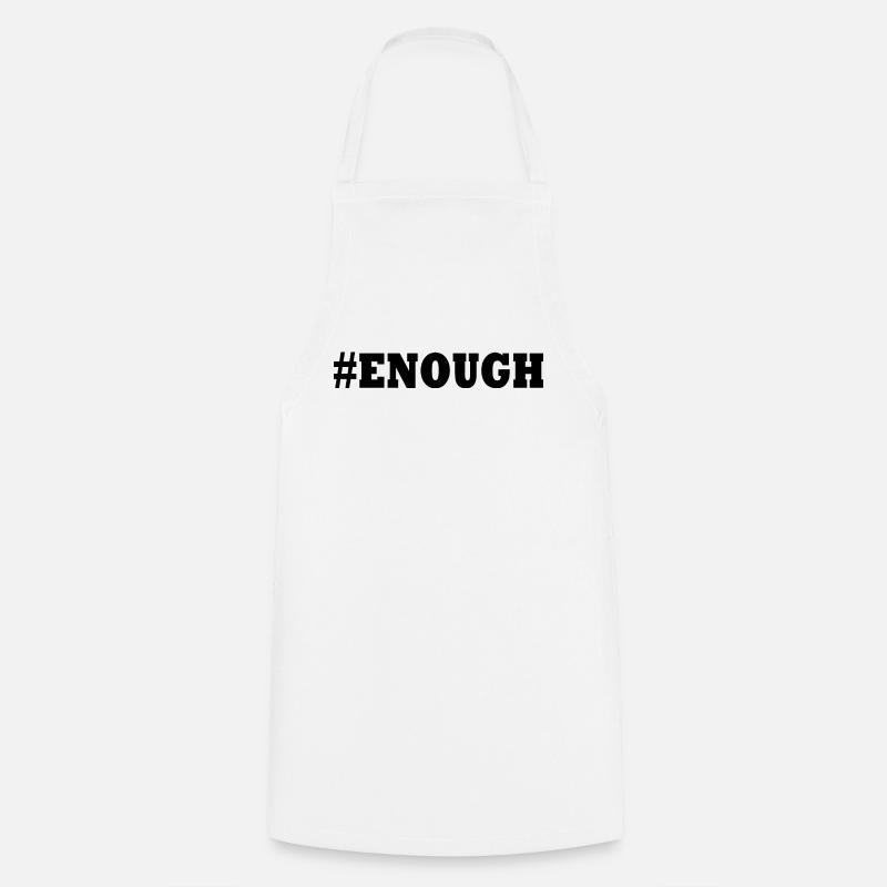 Enough - Kochschürze - Weiß