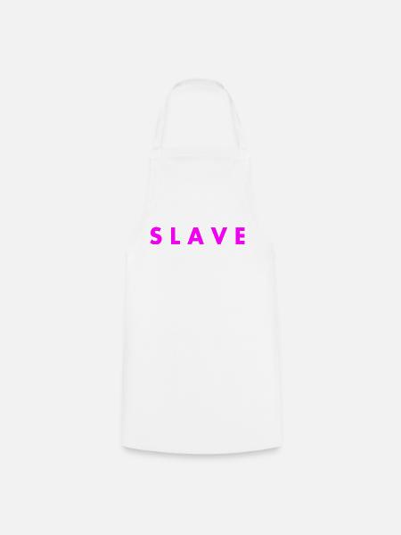 Slave - Kochschürze - Weiß