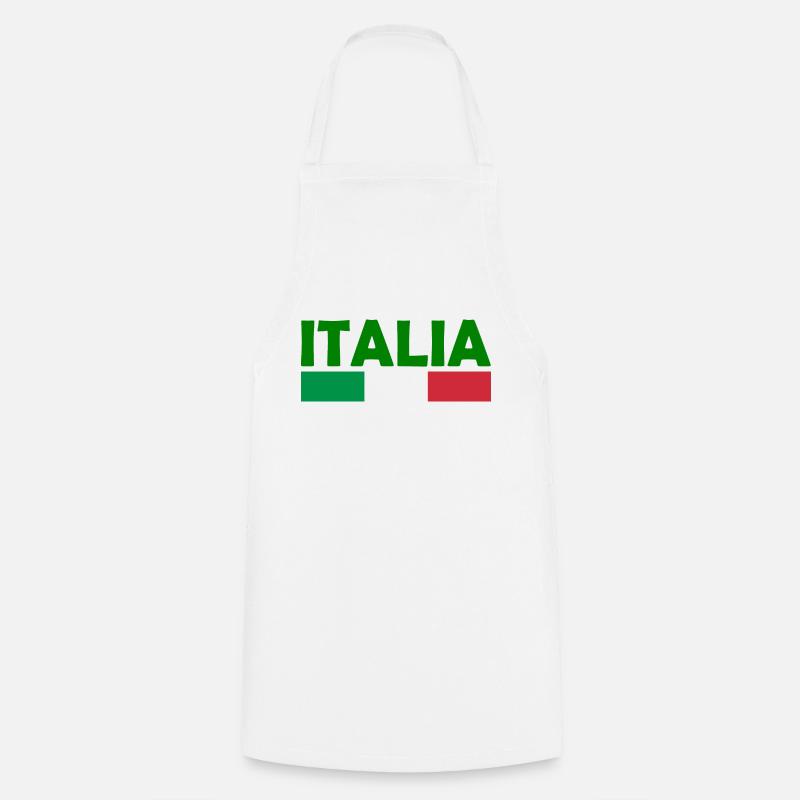 Italie - Tablier de cuisine - blanc