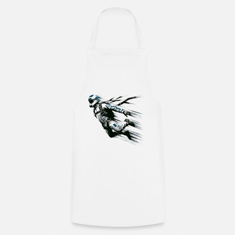 Parachutiste Jumping Style Graffiti - Tablier de cuisine - blanc