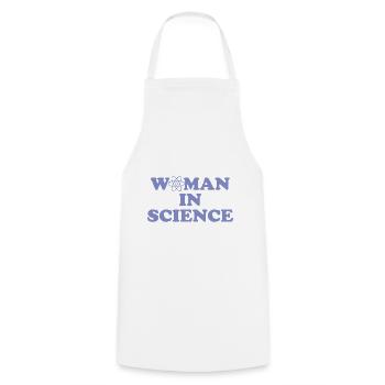 Woman in science Chimie Cadeau Chemistry - Tablier de cuisine - blanc - Devant - AI Model Male 185 dark (185cm)