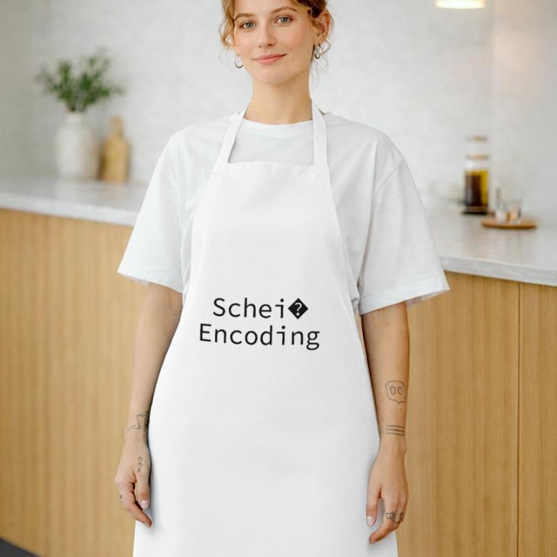 Schei encoding Programming Informatik Geschenk Kochschürze