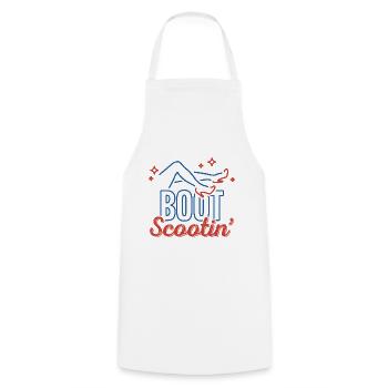 Boot Scootin - Cooking Apron - white - Front - AI Model Male 185 dark (185cm)