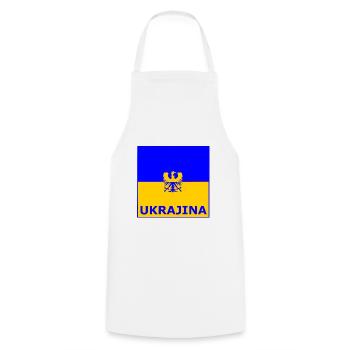 Die Ukraine - Tablier de cuisine - blanc - Devant - AI Model Male 185 dark (185cm)