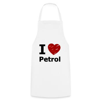 Love of petrol - Cooking Apron - white - Front - AI Model Male 185 dark (185cm)