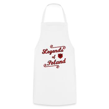 The Polish Legends - Cooking Apron - white - Front - AI Model Male 185 dark (185cm)