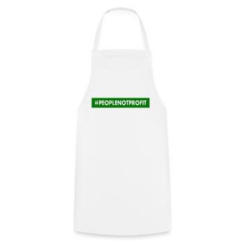 People not profit - Tablier de cuisine - blanc - Devant - AI Model Male 185 dark (185cm)