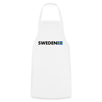 Sweden - Tablier de cuisine - blanc - Devant - AI Model Male 185 dark (185cm)