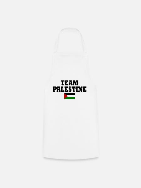 Team palestine - Kochschürze - Weiß