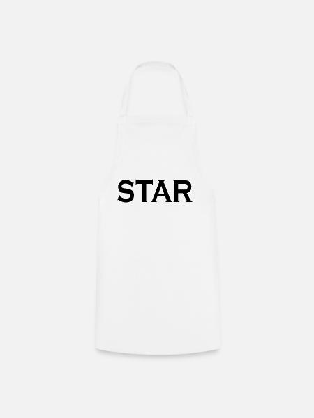 Star - Kochschürze - Weiß
