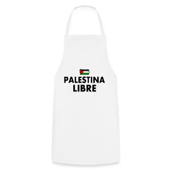palestina libre - Cooking Apron - white - Front - AI Model Male 185 dark (185cm)