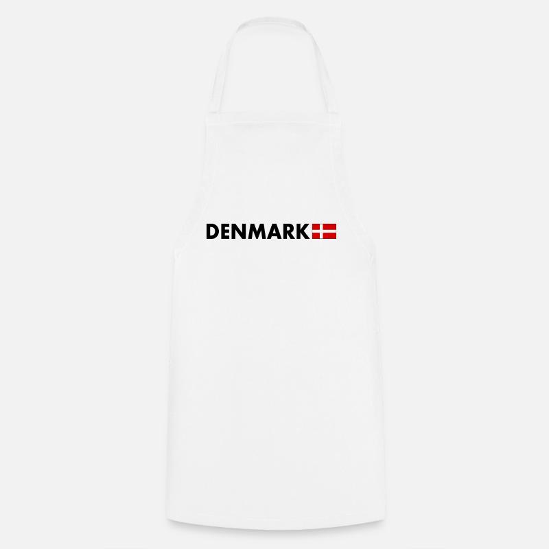 Danemark - Tablier de cuisine - blanc